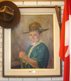 picture of a painting of Leo Nickerson